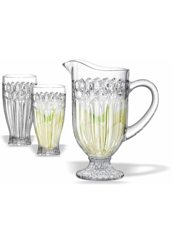 Jogo de Jarra Madri com 6 Copos – Praticidade e Estilo em Cada Gole 🍹✨