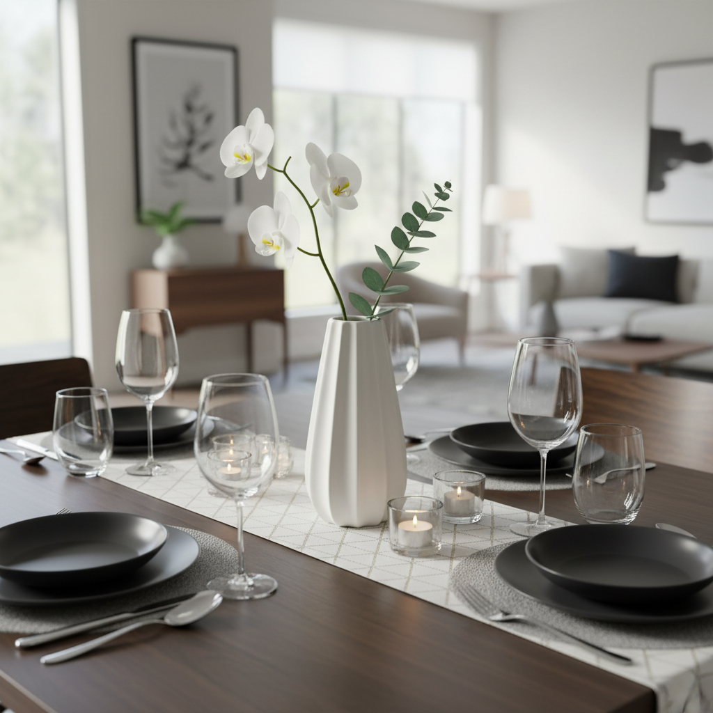 Vaso Decorativo Porcelana Off White 13x7