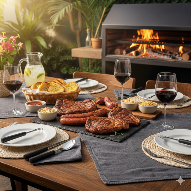 Jogo de Garfos para Petisco em Inox – 6 Peças 🍢✨