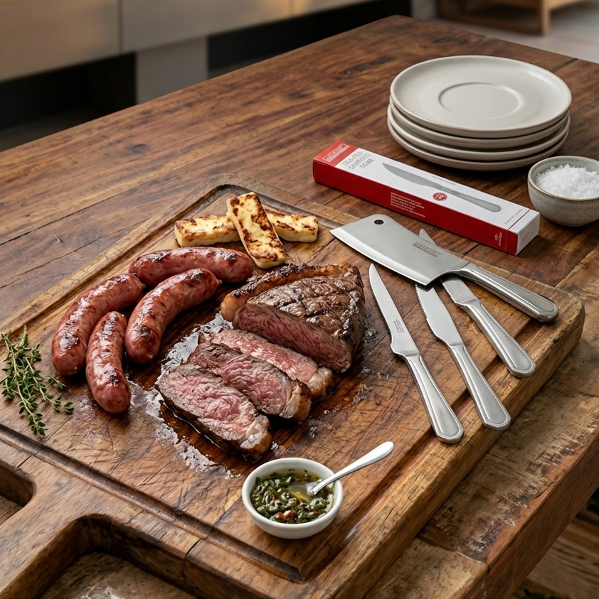 Jogo de Facas para Churrasco Facina 🔥 Eleve o nível do seu churrasco