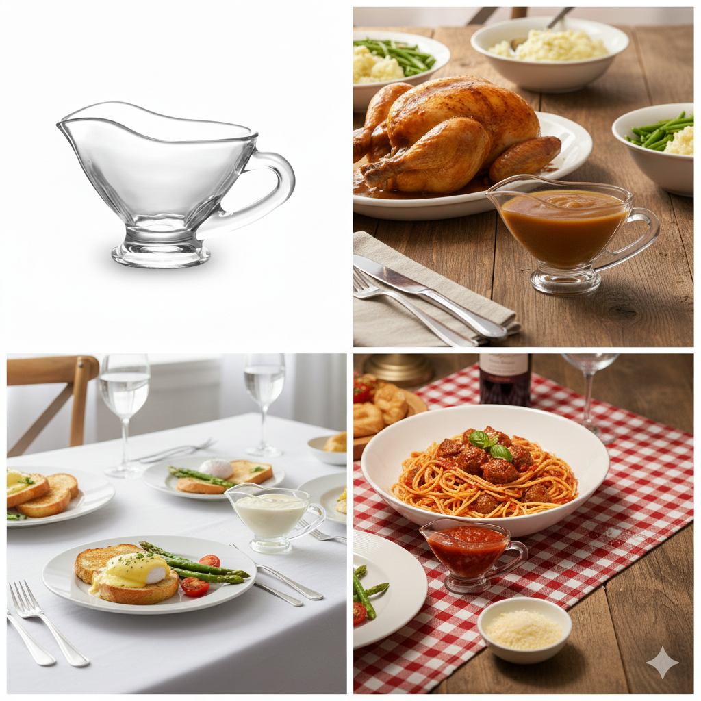 Molheira de Vidro Lucia 80ml 🍯✨