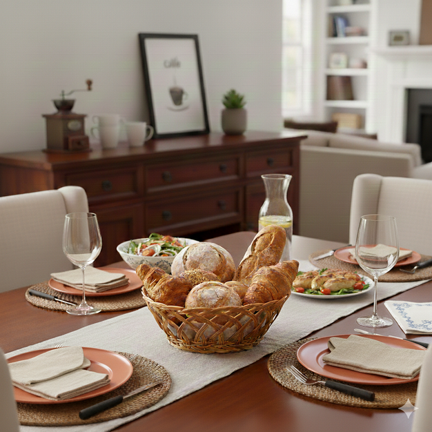 Cesto Quadrado em Ratan 22,5cm – Elegância Natural em Grande Estilo 🧺🌿