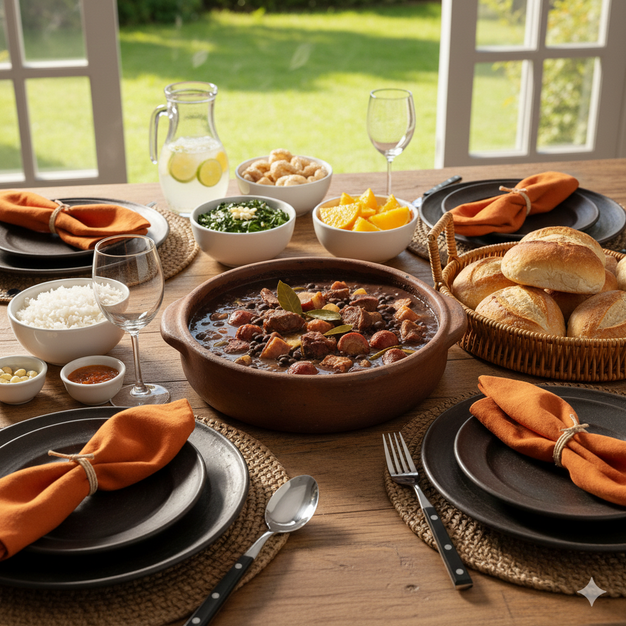 Cesto Redondo em Ratan 30cm – A Suavidade das Formas Naturais na sua Mesa 🧺🥐