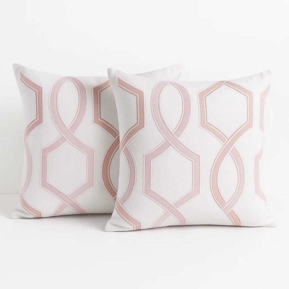 Kit de Capas de Almofadas Personalité 45x45cm Com Zíper - Elegância e Sofisticação