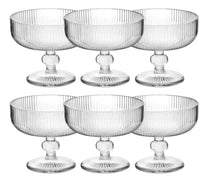 Jogo de Taças de Sorvete Lines – O Toque Contemporâneo que Sua Sobremesa Merece 🍨💫