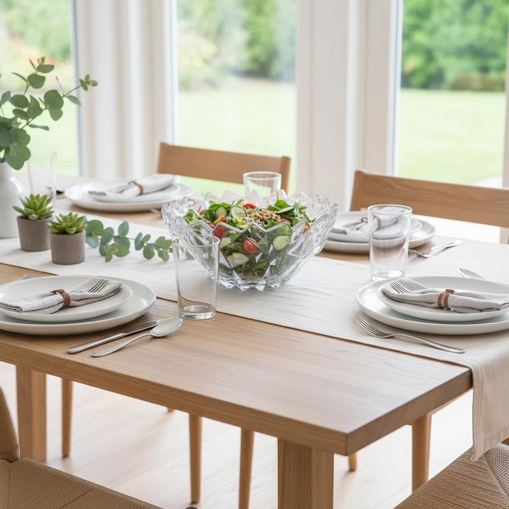 Centro de mesa de vidro rocks 22cm