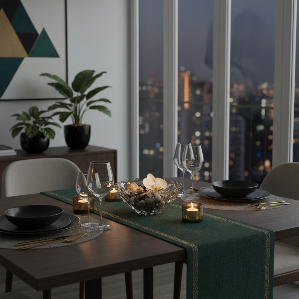 Centro de mesa de vidro rocks 22cm