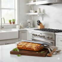 Forma de Vidro Retangular com Tampa 3L – Prepare, Sirva e Conserve em uma única peça! 🥘❄️