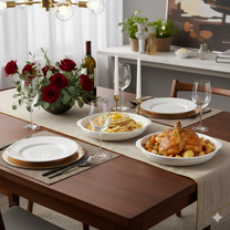 Travessa de Porcelana Premium com Alça 24cm – Do Forno à Mesa com Estilo