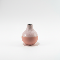 Vaso Decorativo Porcelana Terracota Orgânico Minimalista 9cm