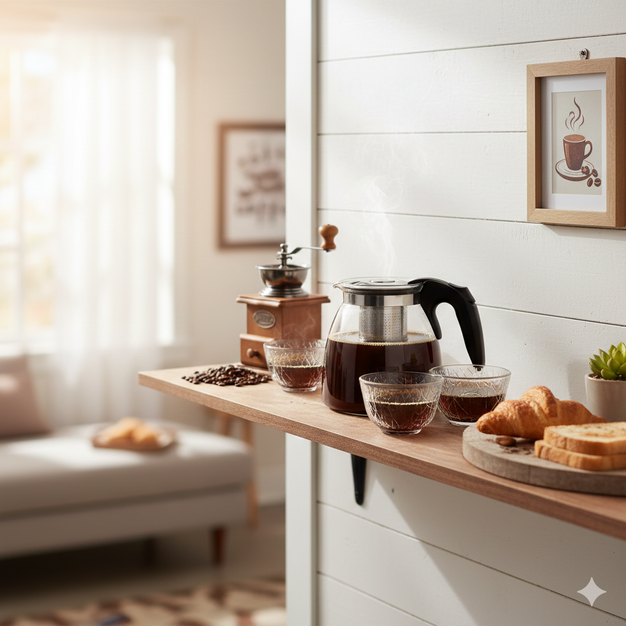 Jogo de Chaleira 1L com 4 Xícaras de Chá – A Arte de Receber bem ☕✨