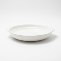 Travessa de Porcelana Premium com Alça 24cm – Do Forno à Mesa com Estilo