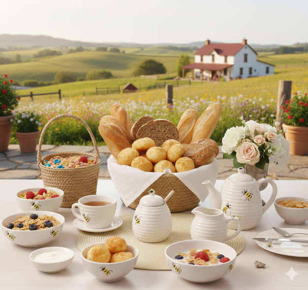 Jarra de Porcelana Bee 800ml 🐝✨