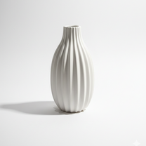 Vaso Decorativo Porcelana Off White 13x7