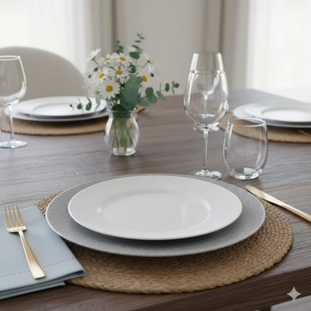 Prato de Sobremesa Flare Branco 19cm 🍰✨