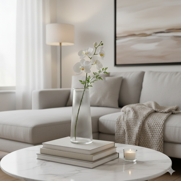 Vaso Decorativo Elpis 20cm – Elegância em Movimento