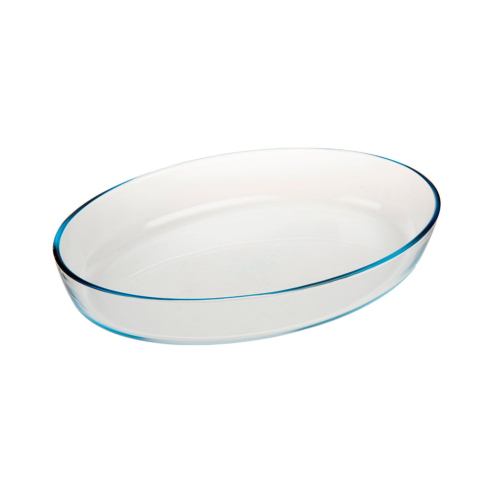 Assadeira de Vidro Oval 2,4L – Elegância Curvilínea para suas Melhores Receitas 🍗🥘